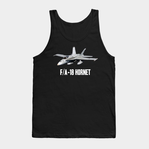 F18 Hornet design Tank Top by KuTees
